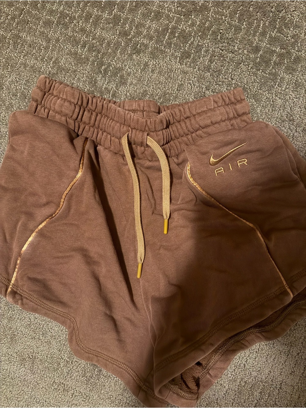 Nike AIR Women's Brown Athletic Shorts